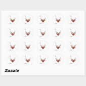 Stickers Tag Reindeer (Feuille)