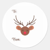Stickers Tag Reindeer (Devant)