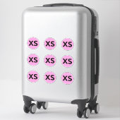 Stickers Taille Vêtements Étiquettes (Sur valise)