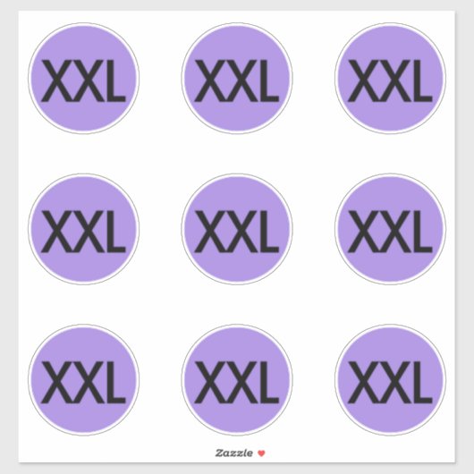 Stickers Taille Vêtements Étiquettes (Feuille)