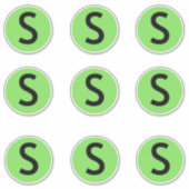 Stickers Taille Vêtements Étiquettes (Devant)