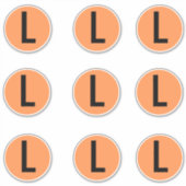 Stickers Taille Vêtements Étiquettes (Devant)