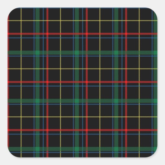 stickers tartan plaid (Devant)