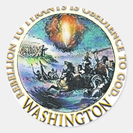 Stickers Tea Party de Washington (Devant)