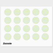 Stickers Tea vert Chevron (Feuille)