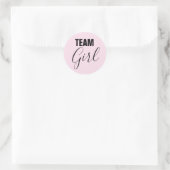 Stickers Team Girl Pink Gender Revela (Sac)