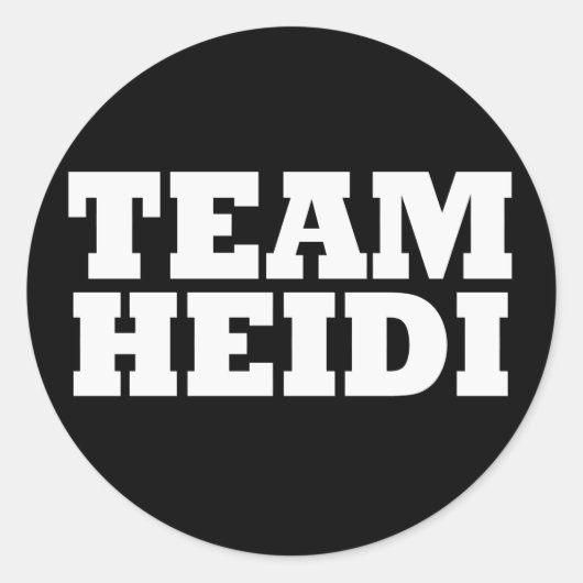Stickers Team Heidi (Devant)