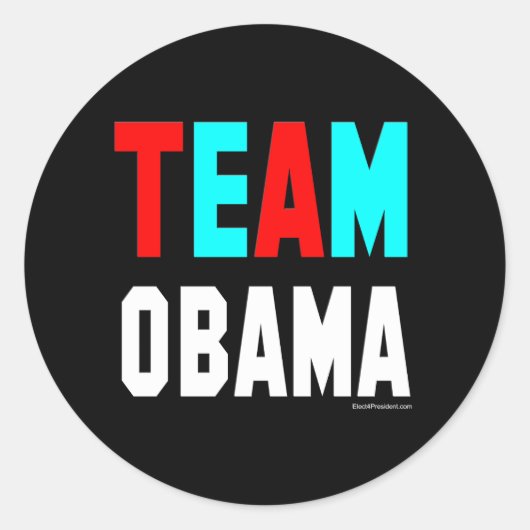 Stickers Team Obama (Devant)