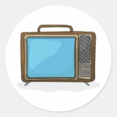 Stickers Télévision Rétro (Devant)