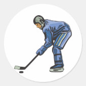 Stickers temps de hockey sur glace (Devant)
