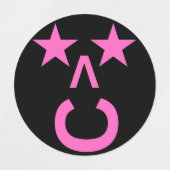 Stickers tendance en noir (Design 1)