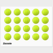 Stickers Tennis Ball Round pour Décoration/Parties (Feuille)