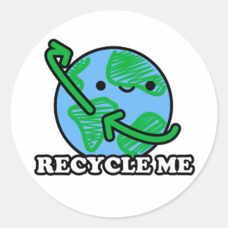 Stickers Terre "Recycle Me"