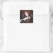 Stickers "Terri" gothique Rose Imaginaire Fée (Sac)