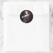 Stickers "Terri" gothique Rose Tatouage Fée Art (Sac)