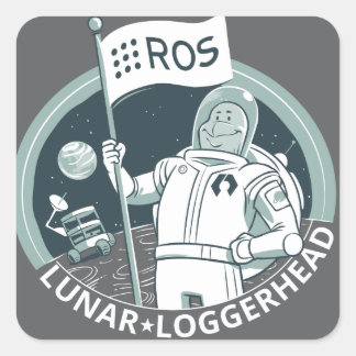Stickers Tête-Logger ROS Lunaire