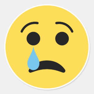 Stickers Tête Triste