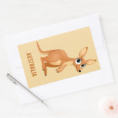 stickers texte personnalisé Cute Kangaroo (Enveloppe)