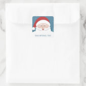 stickers texte personnalisé de Cute Père Noël (Sac)