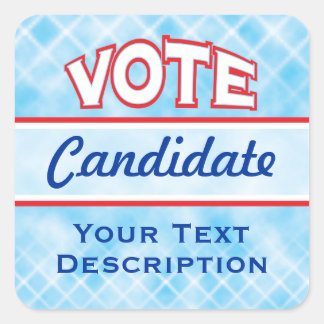 Stickers texte Personnaliser VOTE