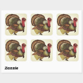 Stickers Thanksgiving Wild Turkey (Feuille)