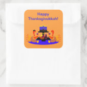 Stickers Thanksgivukkah Vin Déchets (Sac)