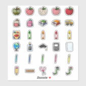 Stickers Thématiques de l'école pédagogique de tou (Feuille)