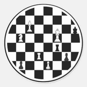 Stickers Thème d'échecs - Élégant design de l'échi