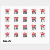 Stickers Tiara DIVA Tapis Rouge (Feuille)