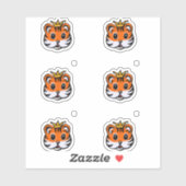 Stickers Tiger (Feuille)
