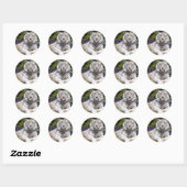 Stickers Tiger blanc 9 (Feuille)