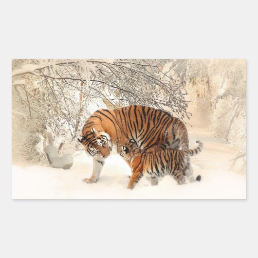 stickers Tigers d'hiver (Devant)