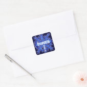 stickers Tignes France blue snowflake (Enveloppe)