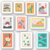 Stickers Timbre Postage (Devant)