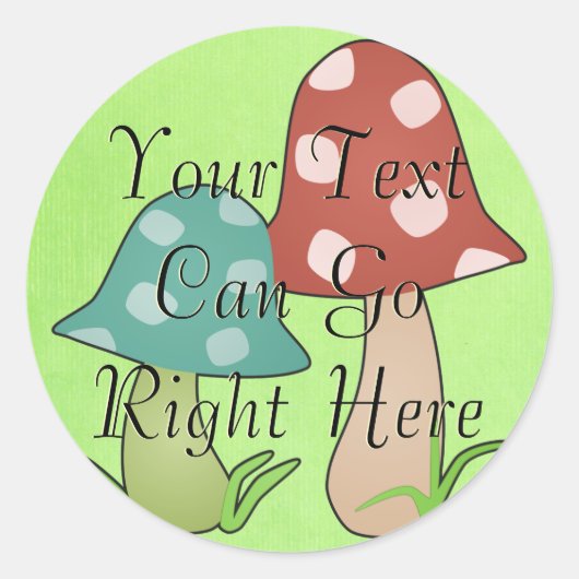Stickers Toadstool Woodland (Devant)