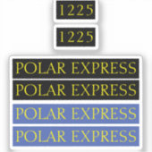 Stickers Tomy/Track-Master Express polaire (Recto)