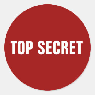 Stickers Top Secret