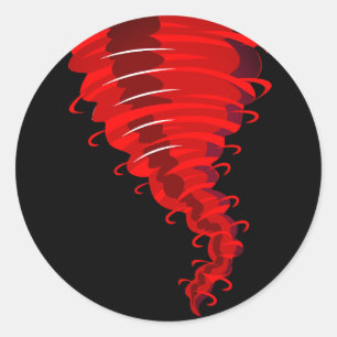 Stickers Tornado Red Twister en colère