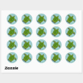 Stickers Tortue de mer (Feuille)