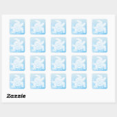 Stickers Tortue Tropicale de la mer Bleue (Feuille)