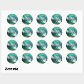 Stickers Tortue verte (Feuille)