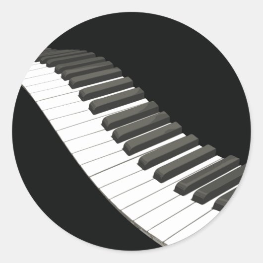 Stickers Touches de piano (Devant)