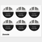 Stickers Touches de piano (Feuille)