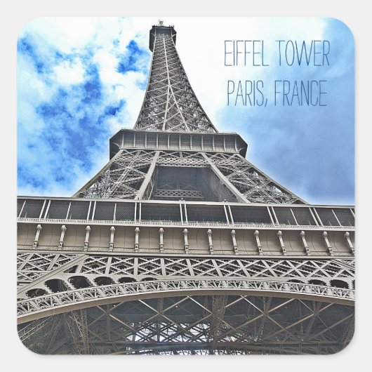 Stickers Tour Eiffel - Customisez-Le ! (Devant)