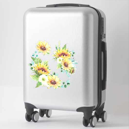 Stickers Tournesol (Sur valise)