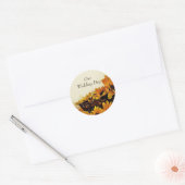 Stickers Tournesol Automne (Enveloppe)