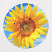 Stickers Tournesol aux abeilles (Design 2)