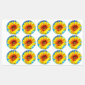 Stickers Tournesol Jaune (Feuille)
