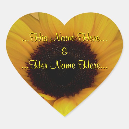 Stickers Tournesol Personnalisé Stickers Tournesol (Devant)