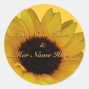 Stickers Tournesol Personnalisé Stickers Tournesol